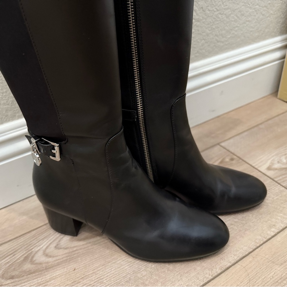 Michael Kors Black Over the Knee Boots - Picture 4 of 9